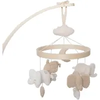 Jollein Baby Mobiel - Voor Box of Bed - Elephant Tales
