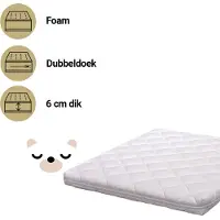 ZZZOO Matras Box 75x95 Bruine Beer