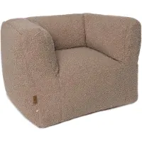 Jollein Kinderfauteuil Teddy – 1 t/m 4 jaar – 46x110cm - Warm Sand