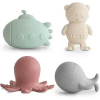 Mushie - Sealife Bath Play Set - 4 Pack (101487)