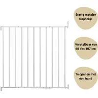 Geuther Traphek Baaloo Powerfix Metaal Wit 60-107cm