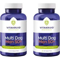 Vitakruid Multi Dag Man 50+ 100% Vegan 90