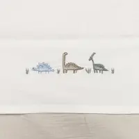 Funnababy Laken Babybedje 100x150 Borduur Dino