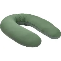 Funnababy Voedingskussen /Zwangerschapskussen Muslin Green