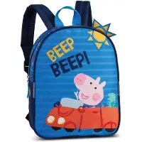Fabrizio Peppa Pig Kinder Rugzak Blauw Beep Beep!