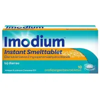 Imodium Instant Smelttablet 2mg 10 stuks