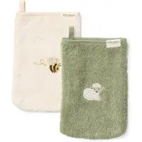 Little Dutch Washandjes Geborduurd Little Farm 2st