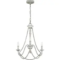 FEISS LED Kroonluchter | 3X E14 Max 60W | Dimbaar | Washed Grey
