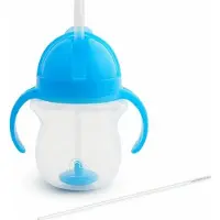 Munchkin Drinkbeker Click Lock Tip & Sip Straw Cup Blue