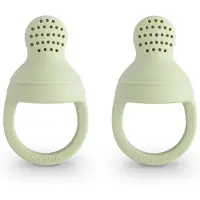 Mushie Fruitspeen Siliconen Sage 2st.
