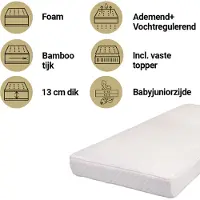 Best Sleep Matras Peuterbed 70x140 Breath Ease Luxe