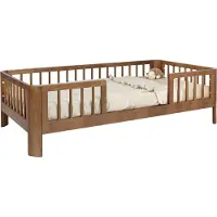 Novi Peuterbed Feline 70x140 Walnut (Ronde Hoek)