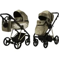 Adamex Kinderwagen Quantum Glossy Gold
