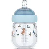 Mepal Mio Babyfles Little Dutch - 165 ml - Anti-koliek - Spiraalontwerp voorkomt verstopping - Siliconen van medische kwaliteit - Forest Friends