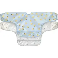 Lassig Slabbetje Lange Mouw Happy Fruits Lemon 2st