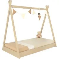 Colorfull Home Collection Peuterbed Colorfull Home 70x140 Vloerbed Tipi Sand V2