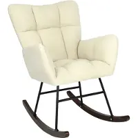 Novi Schommelstoel Teddy Beige