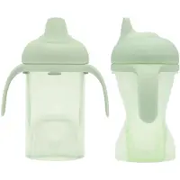 Difrax Tuitbeker Drinkbeker - 250 ml - 6+ Maanden - Lichtgroen - 1 stuk