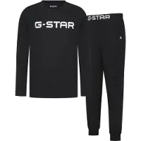 G-Star Pyjama lang 'Stone' zwart / wit