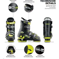 Roces - Idea Up - Skischoenen - Kinderen - 16.0-18.5 (25-29) - Wit - Roze