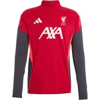 Adidas Liverpool Trainingstrui 1/4-Zip 2025-2026 Rood Grijs