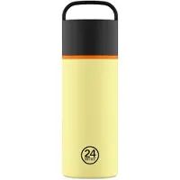24Bottles Drinkfles 'Spin 730 ml' geel / oranje / zwart