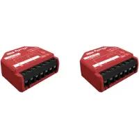 Shelly 1PM Gen3 (2-pack) – Slimme Wi-Fi relais met energiemeting