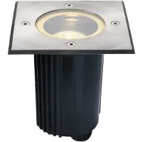 SLV LED Grondspot Vierkant | 1X GU10 Max 35W Dimbaar IP67 | DASAR