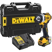 DeWalt DCF901P1-QW 12V Li-ion XR Accu Slagschroevendraaier Set (1x 5.0Ah) In T-STAK Koffer