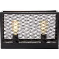 Brilliant Maze - Tafellamp - E27 Max 2x60W - Zwart