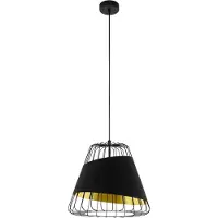 Eglo 49446 Austell Hanglamp Zwart/Goud