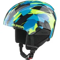 Alpina Skihelm Kids Pizi Neon/Blue Green Gloss-51 - 55 cm