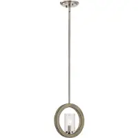 Kichler LED Hanglamp Grand Bank | 1X E14 Max 40W | Dimbaar | Distressed Antique Grey