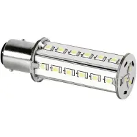 Dixplay Bay15d 33 Cool White Led Bulb 22x68 Mm 8-35v 3w Zilver