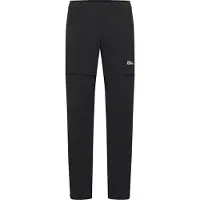 Jack Wolfskin - Women's Hikeout Zip Away Pants - Afritsbroek 40 - Regular, zwart