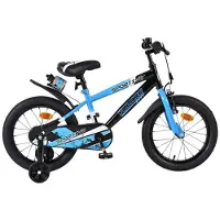 Volare Sportivo kinderfiets - voor jongens - 16 inch - blauw/zwart