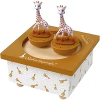 Sophie de Giraf Muziekdoosje - Dansende Sophie's - Baby muziekdoos - Kraamcadeau - Babyshower cadeau - Vanaf 12 maanden - 11.5x11.5x8.5 cm - Karamel
