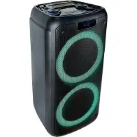 Ibiza Sound FREESOUND400: Draadloze luidspreker met batterij, 400W, LED-verlichting, Bluetooth, USB, Micro-SD en afstandsbediening
