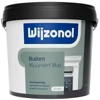 Wijzonol Muurverf Voor Buiten Mat 5 LTR - Lichte kleur|2|222