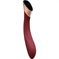 Viotec - Manto - G-Spot Vibrator - Goud en Wijnrood - Luxueuze Zachte Siliconen