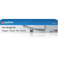 Westfalia Vaste trekhaak voor o.a. CITROEN, FIAT, PEUGEOT, TOYOTA