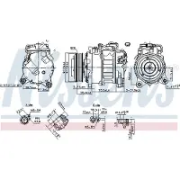 Nissens Compressor airconditioning 890622