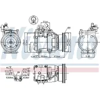 Nissens Airco-compressor 89264