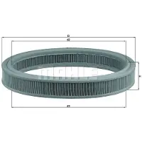 MAHLE ORIGINAL LX 332 Luchtfilter