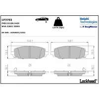 Delphi Remblokkenset, schijfrem LP3703