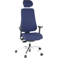 Hjh OFFICE PRO-TEC 400 - Professionele bureaustoel Donkerblauw