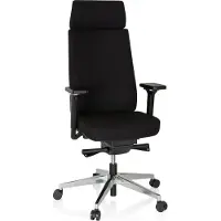 Hjh OFFICE MOVE-TEC PRO 3D - Professionele bureaustoel Zwart