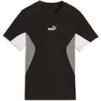 Puma Functioneel shirt 'Essentials' grijs / zwart / wit
