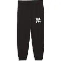 Puma Broek 'Super ' grijs / groen / zwart / wit