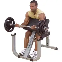 Body-solid GPCB329 Preacher Curl Bench - Black